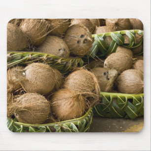 Mousepad Polinésia, Reino de Tonga. Exposição de cocos