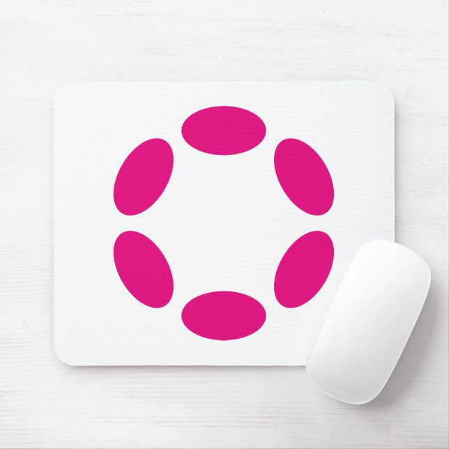 Mousepad Polkadot (Com mouse)
