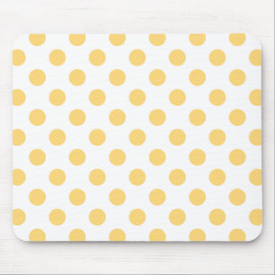Mousepad Polkadots amarelos