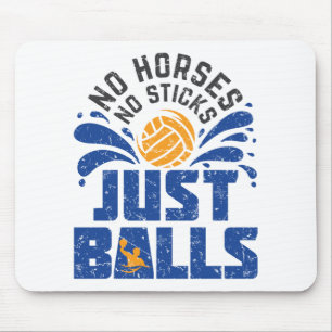 Mousepad Polo de água sem cavalos sem palitos apenas bolas