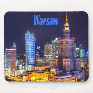 Mousepad Polônia de Varsóvia - Skyline, Espírito de Vars