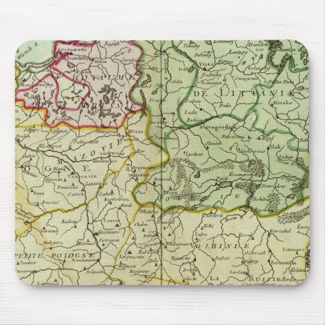 Mousepad Polônia e Lituânia (Frente)