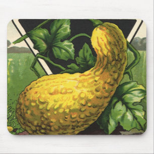 Mousepad Polpa de verão do amarelo da arte da etiqueta do