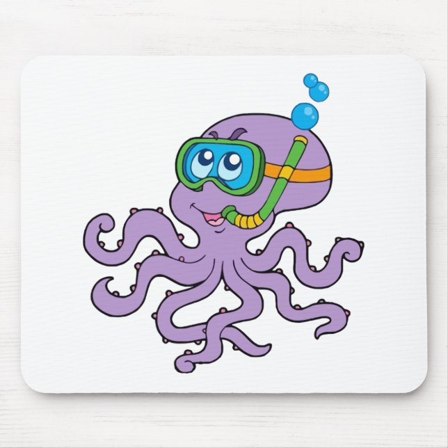 Mousepad Polvo Snorkeling (Frente)