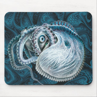 Mousepad Polvo vintage Lula Nautilus Argonauta