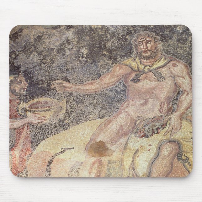 Mousepad Polyphemus os Cyclops, mosaico romano (Frente)