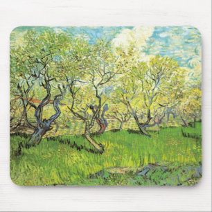 Mousepad Pomar em Flor por Vincent van Gogh