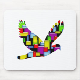 Mousepad pomba mosaica