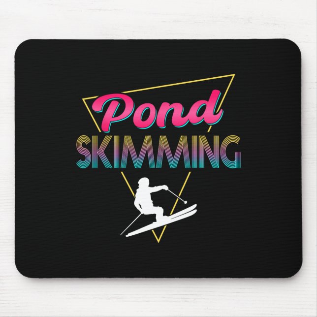 Mousepad Pond Skoling Roupa Ski Pond Skimmer dos anos 80 (Frente)