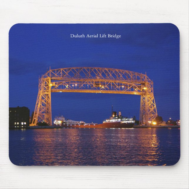 Mousepad Ponte aérea Duluth e John G. Munson (Frente)