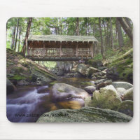 Ponte coberta no Adirondacks