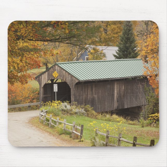 Mousepad Ponte coberta, Vermont, EUA (Frente)
