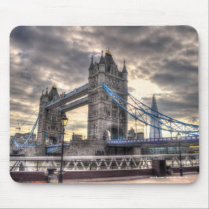 Mousepad Ponte da torre & o estilhaço, Londres, Inglaterra