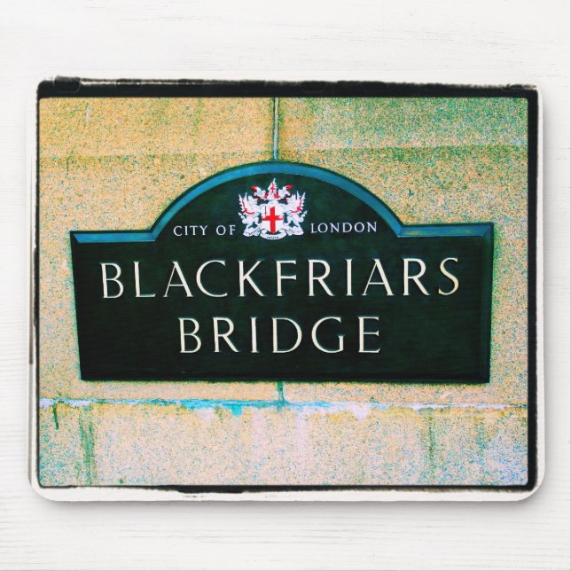 Mousepad Ponte de Blackfriars - cidade de Londres - (Frente)