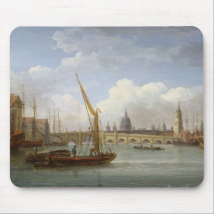 Mousepad Ponte de Londres, com a catedral de St Paul nos Di