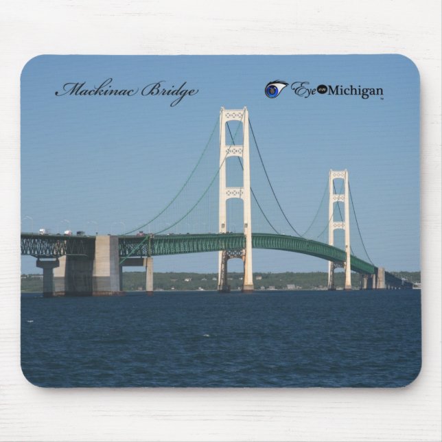 Mousepad Ponte de Mackinac (Frente)