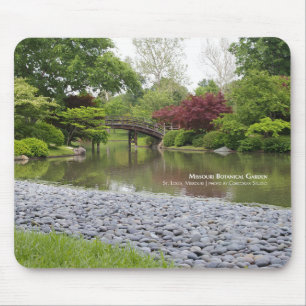 Mousepad Ponte de Tambor Japonês do Jardim Botânico do Mi