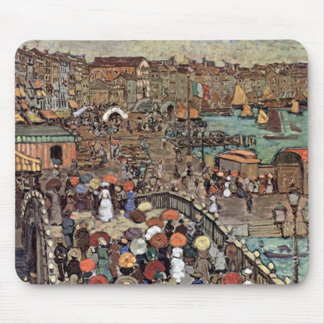Mousepad Ponte Della Paglia, Veneza por Maurice Prendergast (Frente)