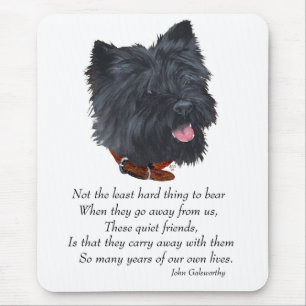 Mousepad Ponte do arco-íris Terrier Black Cairn