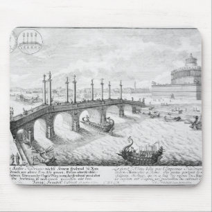 Mousepad Ponte do mausoléu de Aelius e de Hadrian (Castel