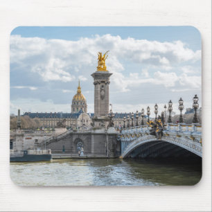 Mousepad Ponte inválida e Pont Alexandre III - Paris