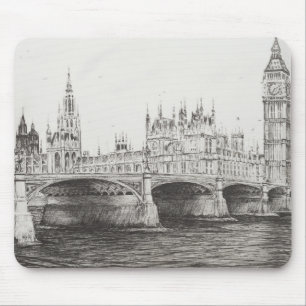 Mousepad Ponte Londres Reino Unido de Westminster.