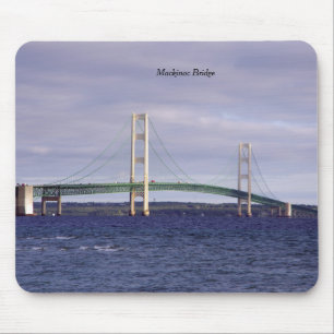 Mousepad Ponte Mackinac do mouse City Mackinaw