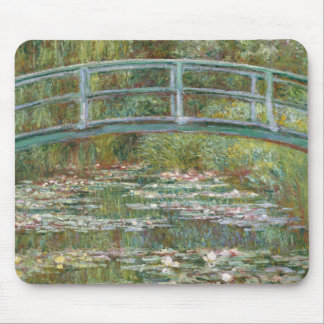 Mousepad Ponte Monet Art sobre um Pond de Leilões de Água
