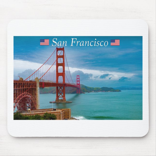 Mousepad Ponte ouro Portão San Francisco (Frente)