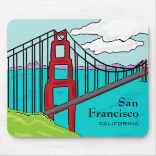 Mousepad Ponte ouro San Francisco Cali