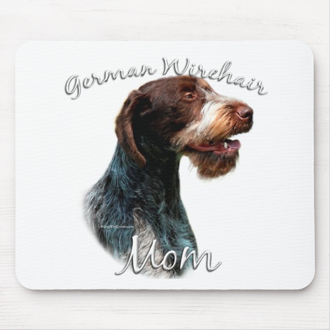 Mousepad Ponteiro Wirehaired Alemão Mãe 2 (Frente)