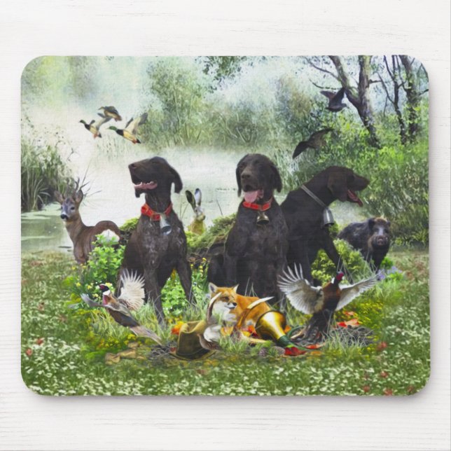 Mousepad Ponteiros abreviados alemães (Frente)