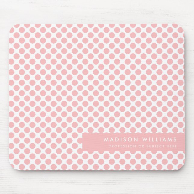Mousepad Ponto Moderno Mínimo do Cliente (Frente)