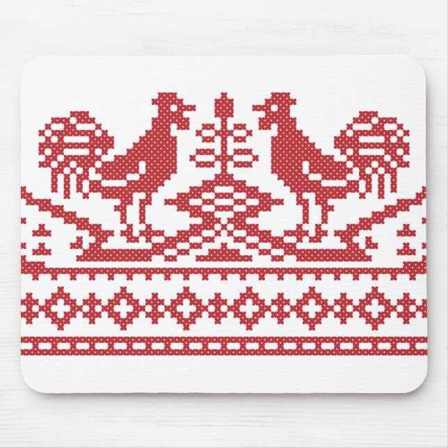 Mousepad Ponto transversal do Red Rooster (Frente)