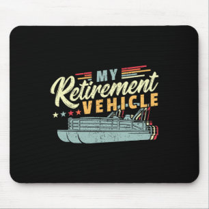 Mousepad Pontoon de Boat do Capitão I do Velho Homem