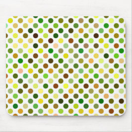 Mousepad Pontos Amarelos e Verde