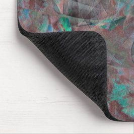 Mousepad Pontos castanhos e cianis no gesso de parede inaca