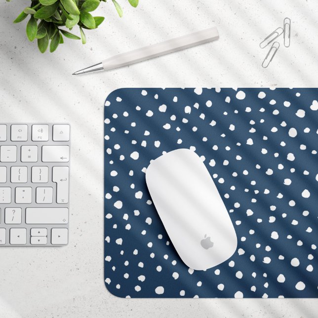 Mousepad Pontos Dalmáticos Azuis do marinho, Pontos Dalmáti (Criador carregado)