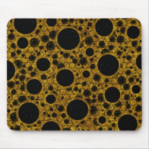 Mousepad Pontos de Bolha Espacial - Laranja Leve