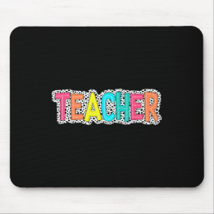 Mousepad Pontos de dálmata do professor inspiração volta às