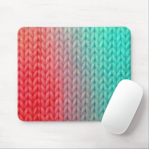 Mousepad Pontos de Tricô Macro em Cores Gradientes