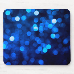 Mousepad Pontos luminosos azuis abstrato