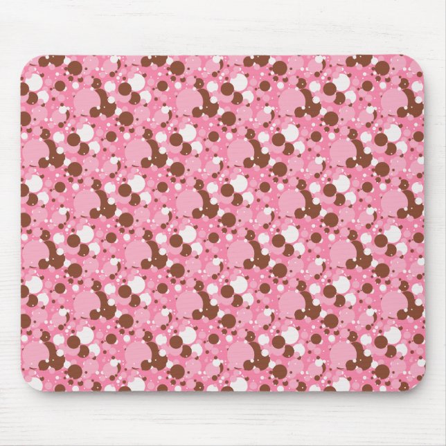 Mousepad Pontos napolitanos 02 COMPUTADORES escuros cor-de- (Frente)