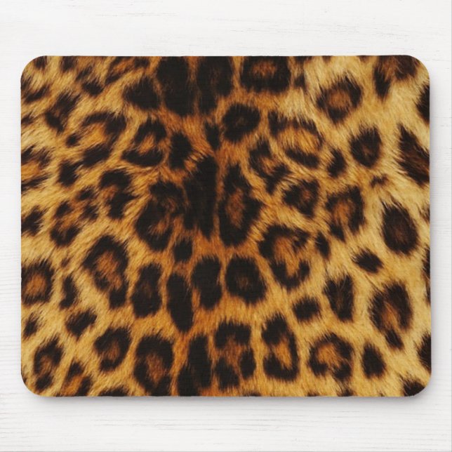 Mousepad Pontos naturais do leopardo (Frente)