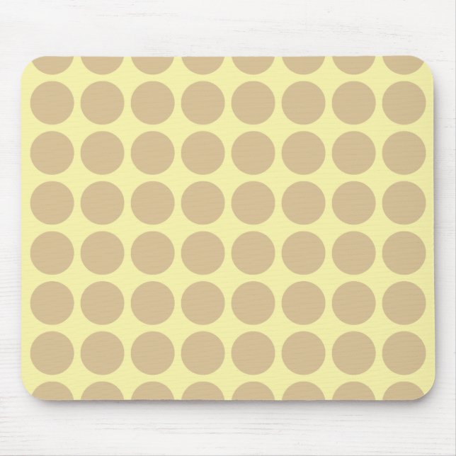 Mousepad Pontos Neutrais de Creme Loura (Frente)