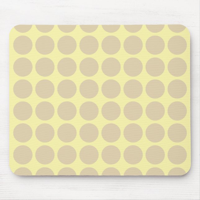 Mousepad Pontos Neutros Creme de Marfim (Frente)
