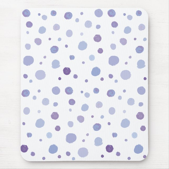 Mousepad pontos pintados à mão (Frente)