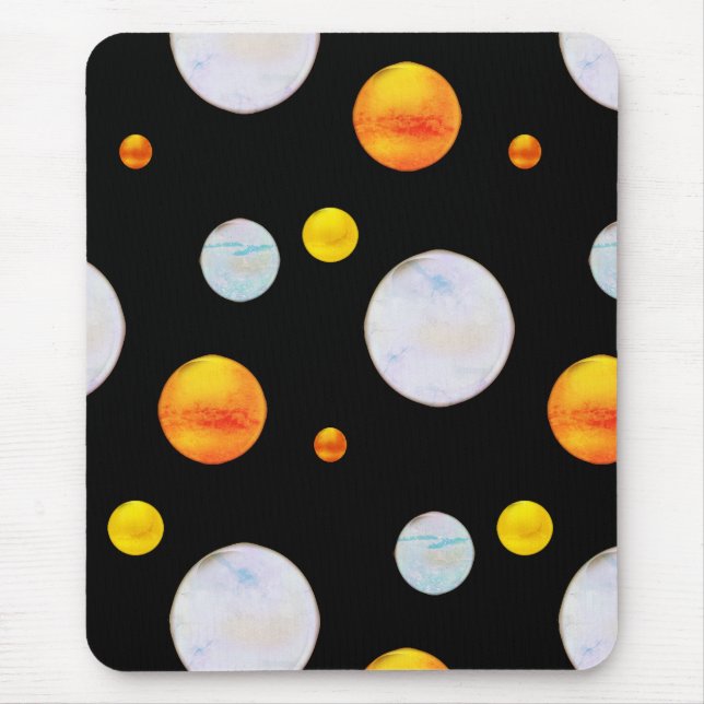 Mousepad Pontos Polka Elegantes (Frente)