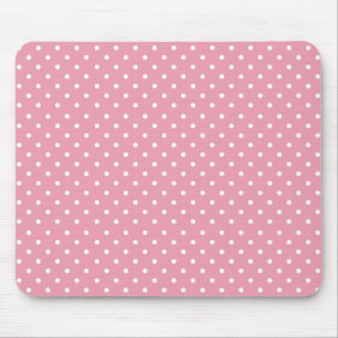Mousepad Pontos Polka em Rosa