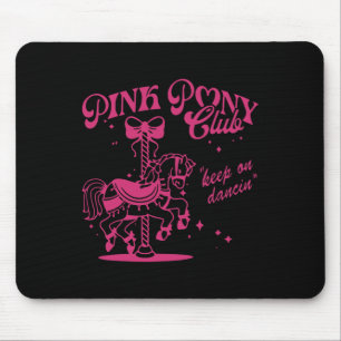 Mousepad Pony and Heels Lover Pink Girls Clubs Cowgirl